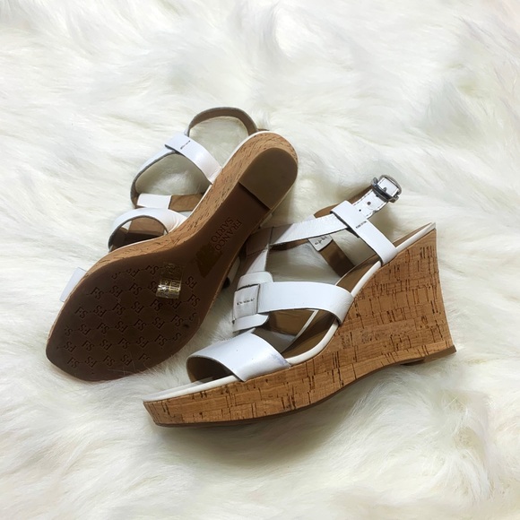 Franco Sarto White Women Sandals - Picture 10 of 11